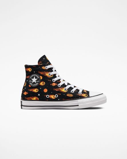 Boys' Converse Chuck Taylor All Star Comets High Top Shoes Black / White | AU 315C0L
